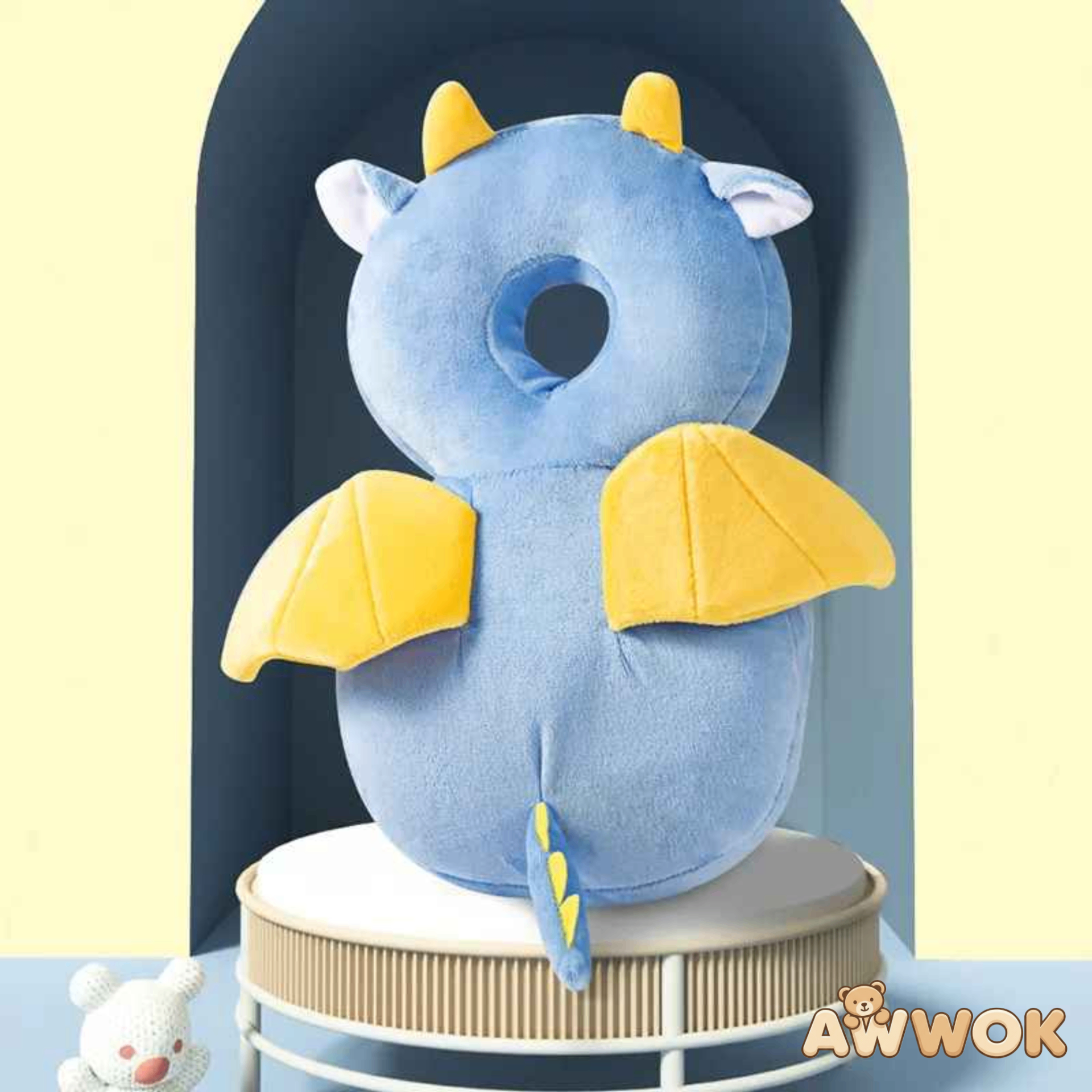 AWWOK® Baby Kopfschutzkissen – Drache