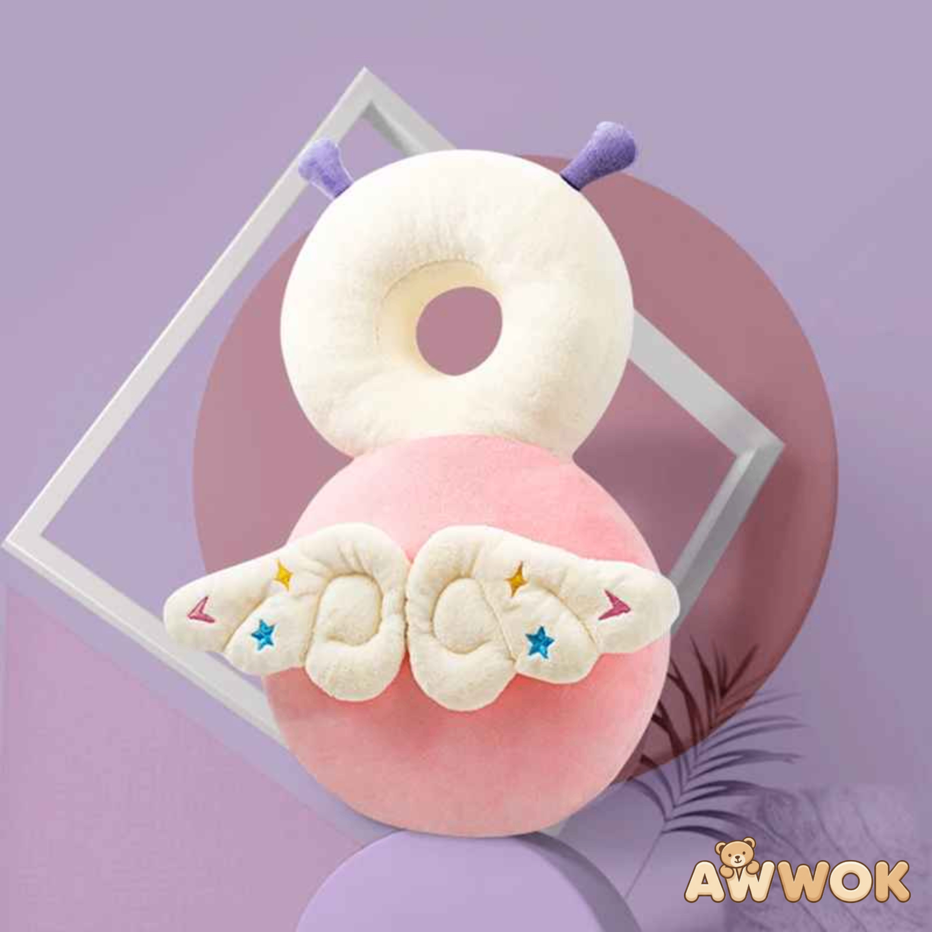 AWWOK® Baby Kopfschutzkissen – Engel